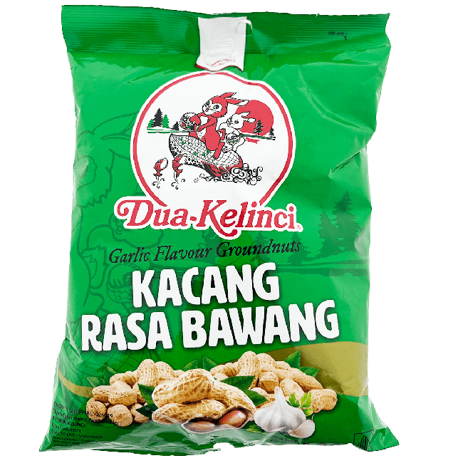 Dua Kelinci Geroosterde Noten met Knoflook Smaak 180g
