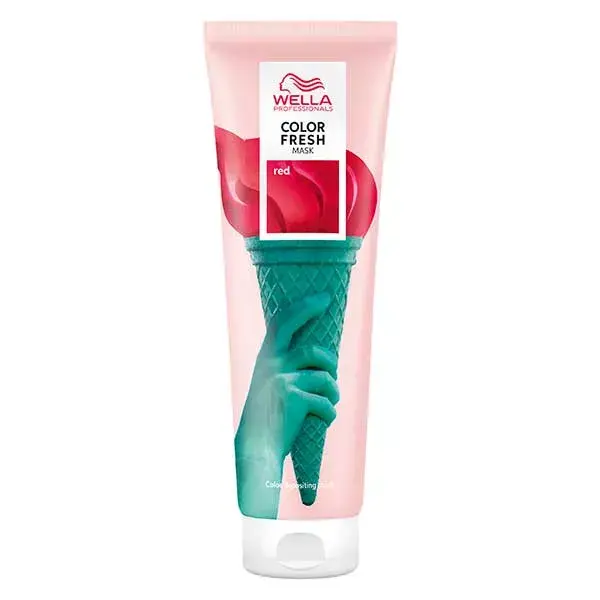 Máscara Wella Professionals Color Fresh Vermelha 150ml