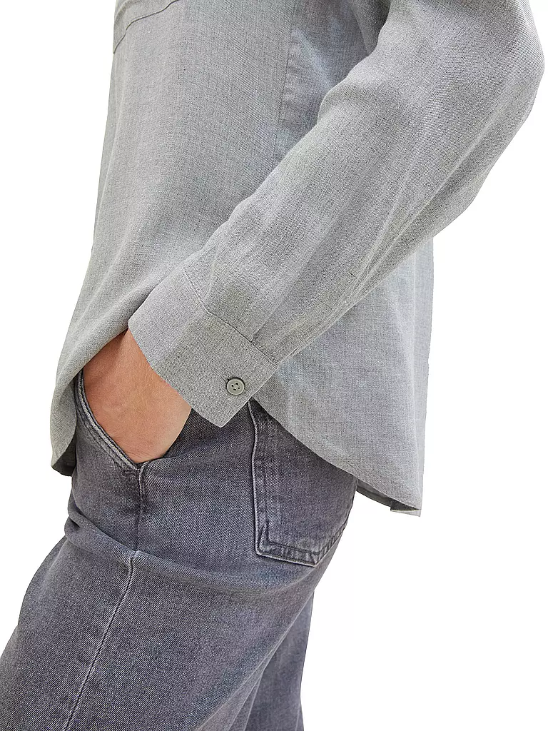 TOM TAILOR Bluse  grau