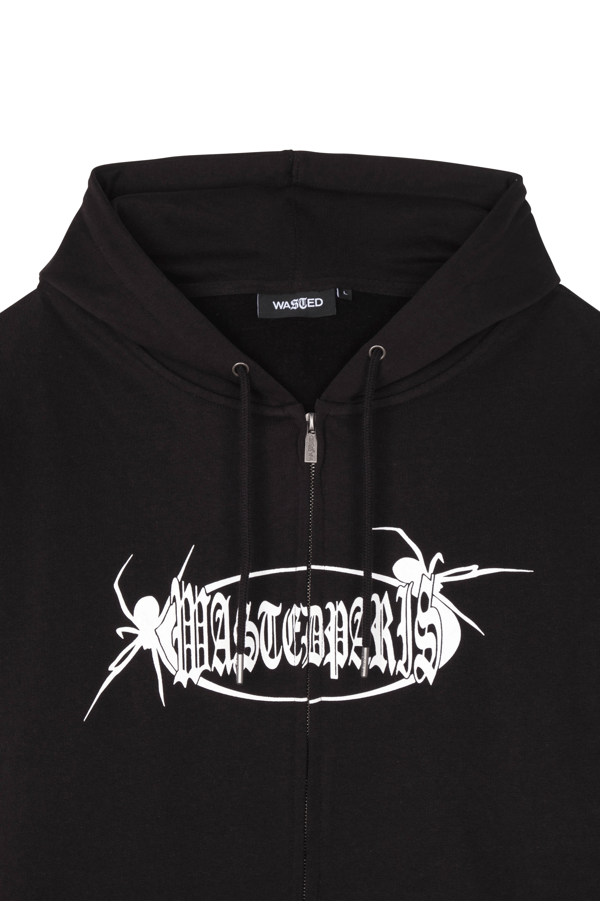 WASTED Hoodie zippé HOODIE ZIP BOILER  Noir