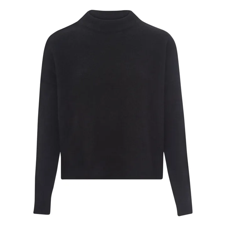 Sessùn Pull Oversize Kunlun Laine et Alpaga | Noir
