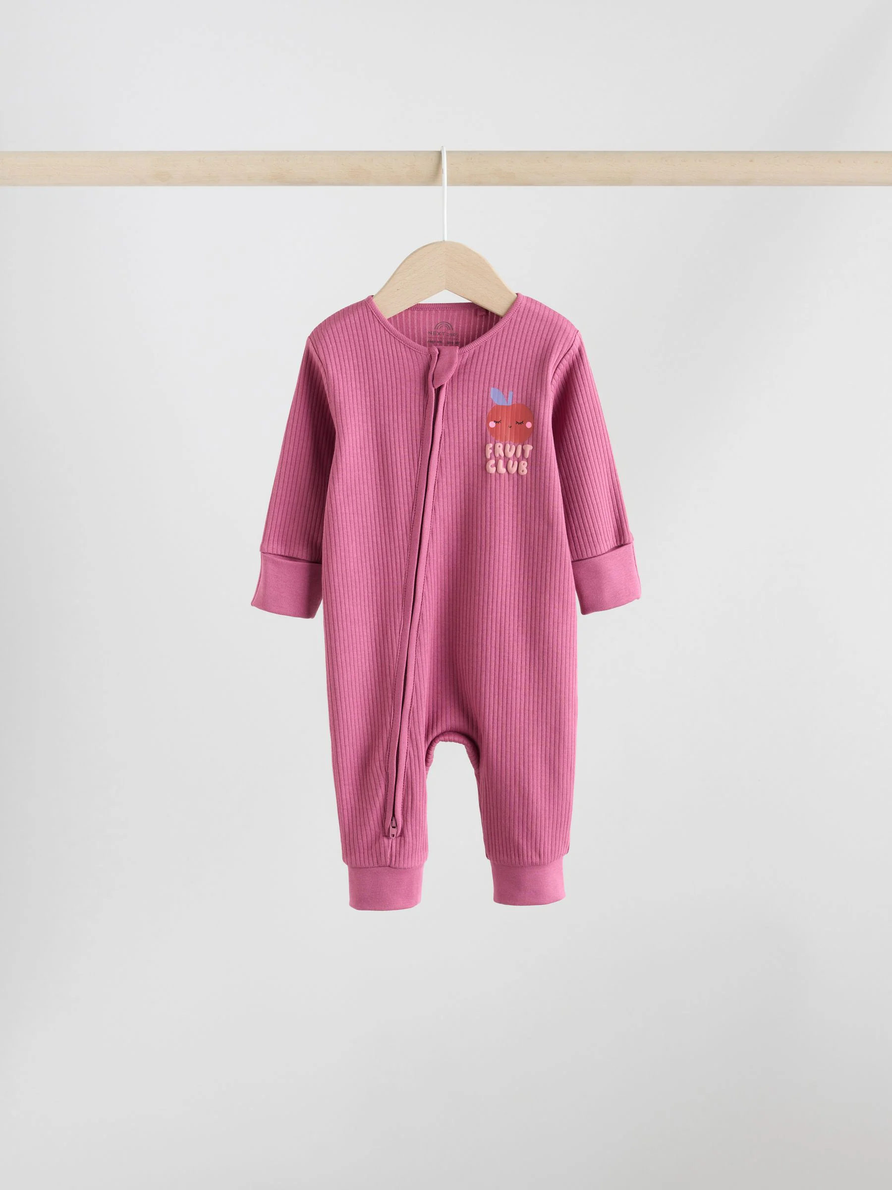 Meerkleurig met bloemenprint - Verpakking van 3 babyslaappakjes met tweewegrits (0 mnd - 3 jr)