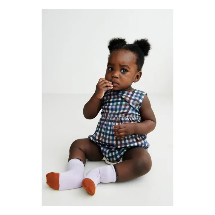 FUB Lot 2 Chaussettes Contrast | Mauve