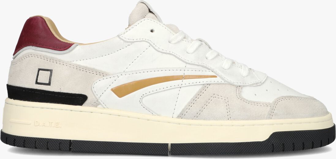 witte d.a.t.e lage sneakers torneo pure vintage