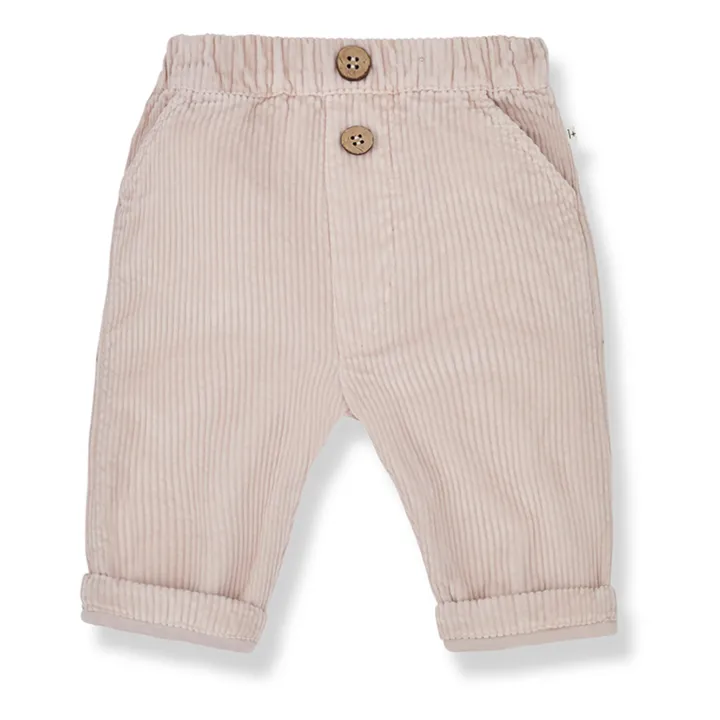 1+ in the family Pantalon Velours Côtelé Bart | Rose pâle