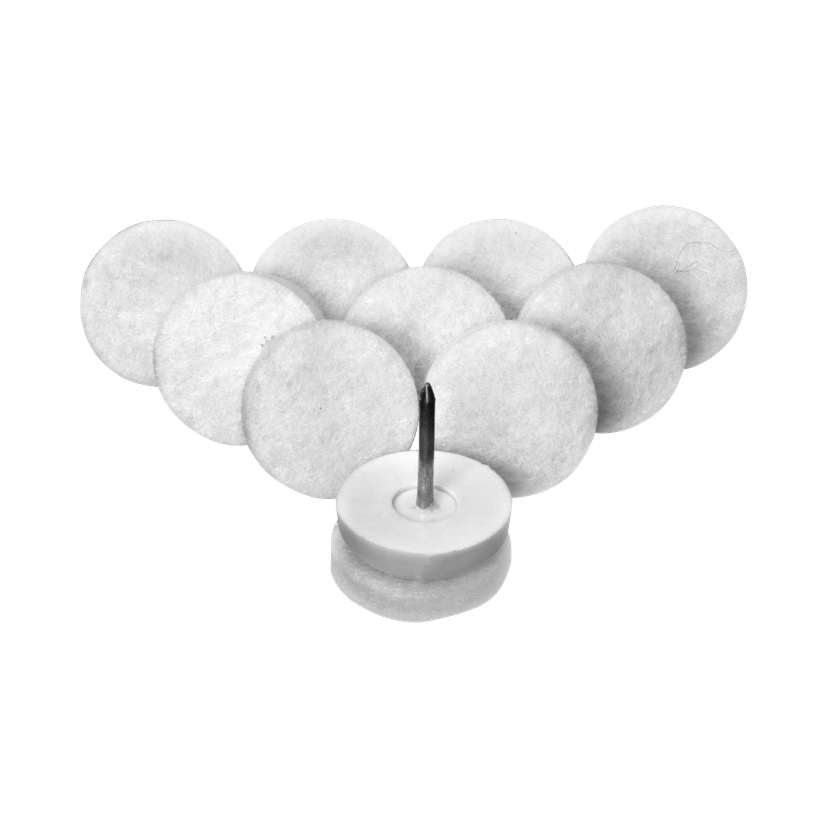Møbelknotter med spiker 10-pk 26xØ22 mm