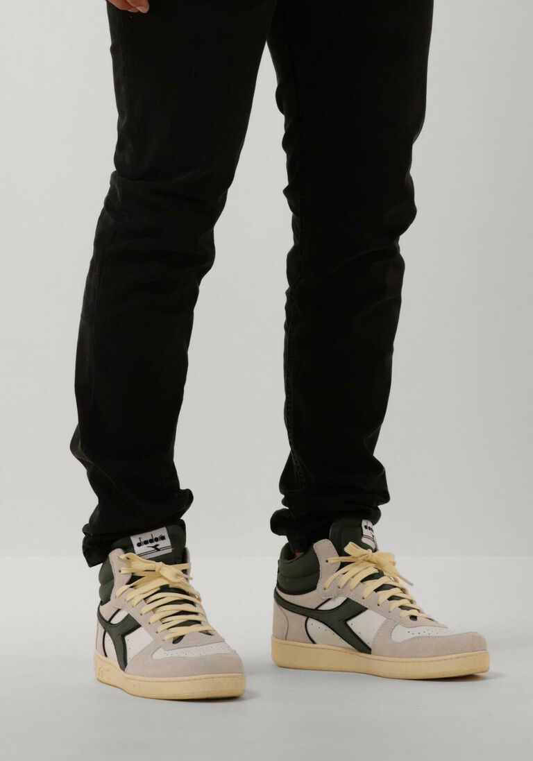 DIADORA witte diadora hoge sneaker magic basket demi cut