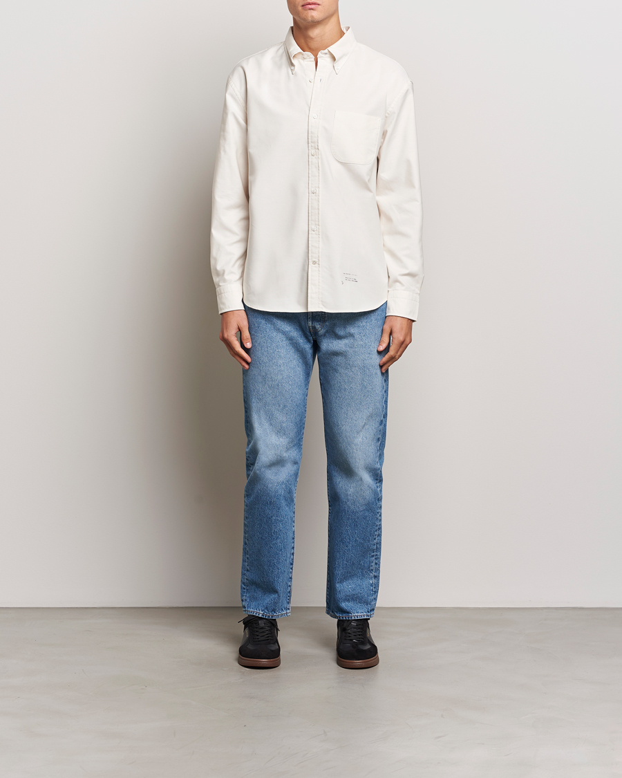 GANT 240 Mulberry Street Regular Fit US Oxford Shirt Cream