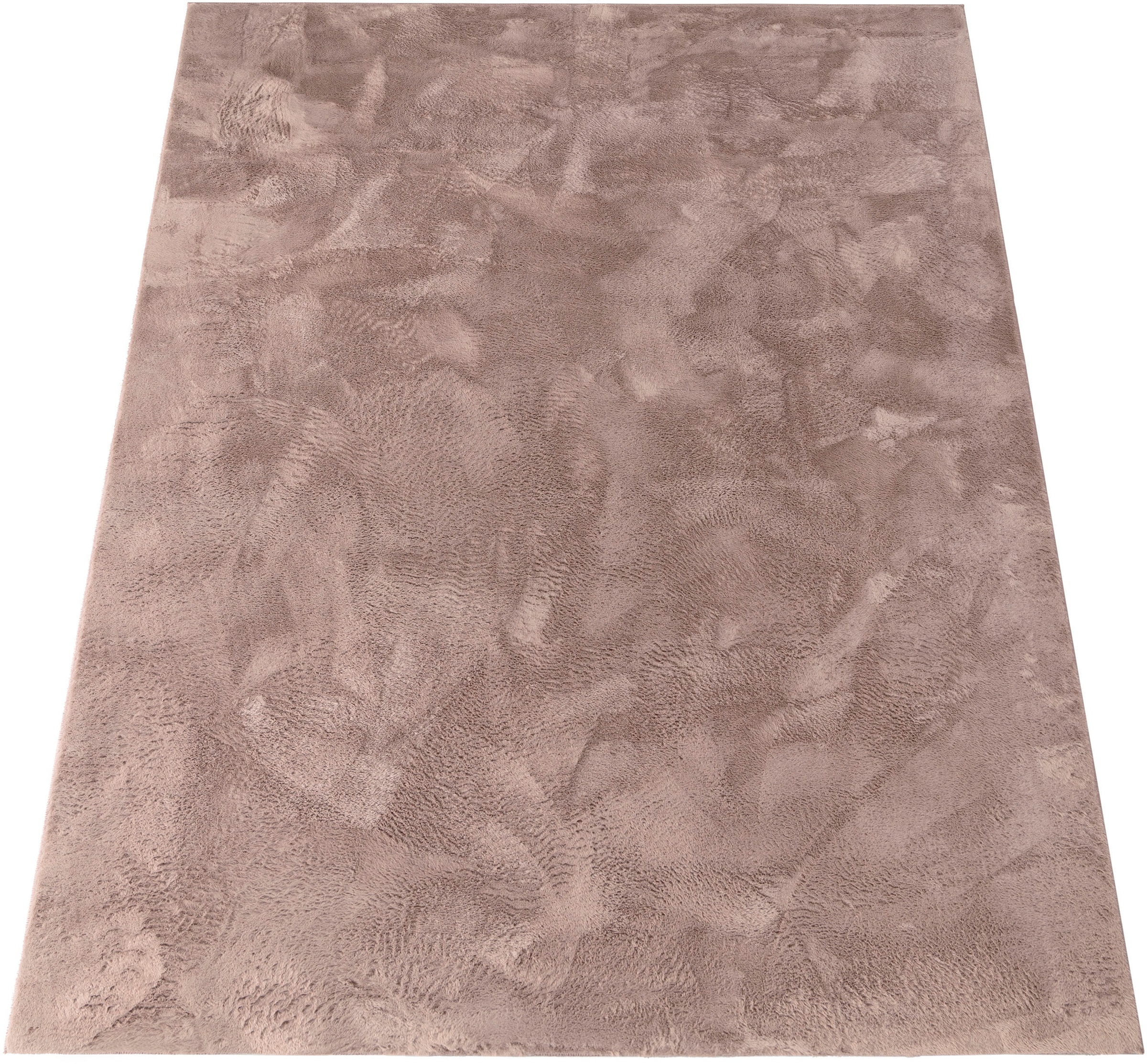 Paco Home Fellteppich »Kunstfell Soft 380« rechteckig 14 mm Höhe Langflor, Kuschelteppich - besonders weich, Uni-Farben