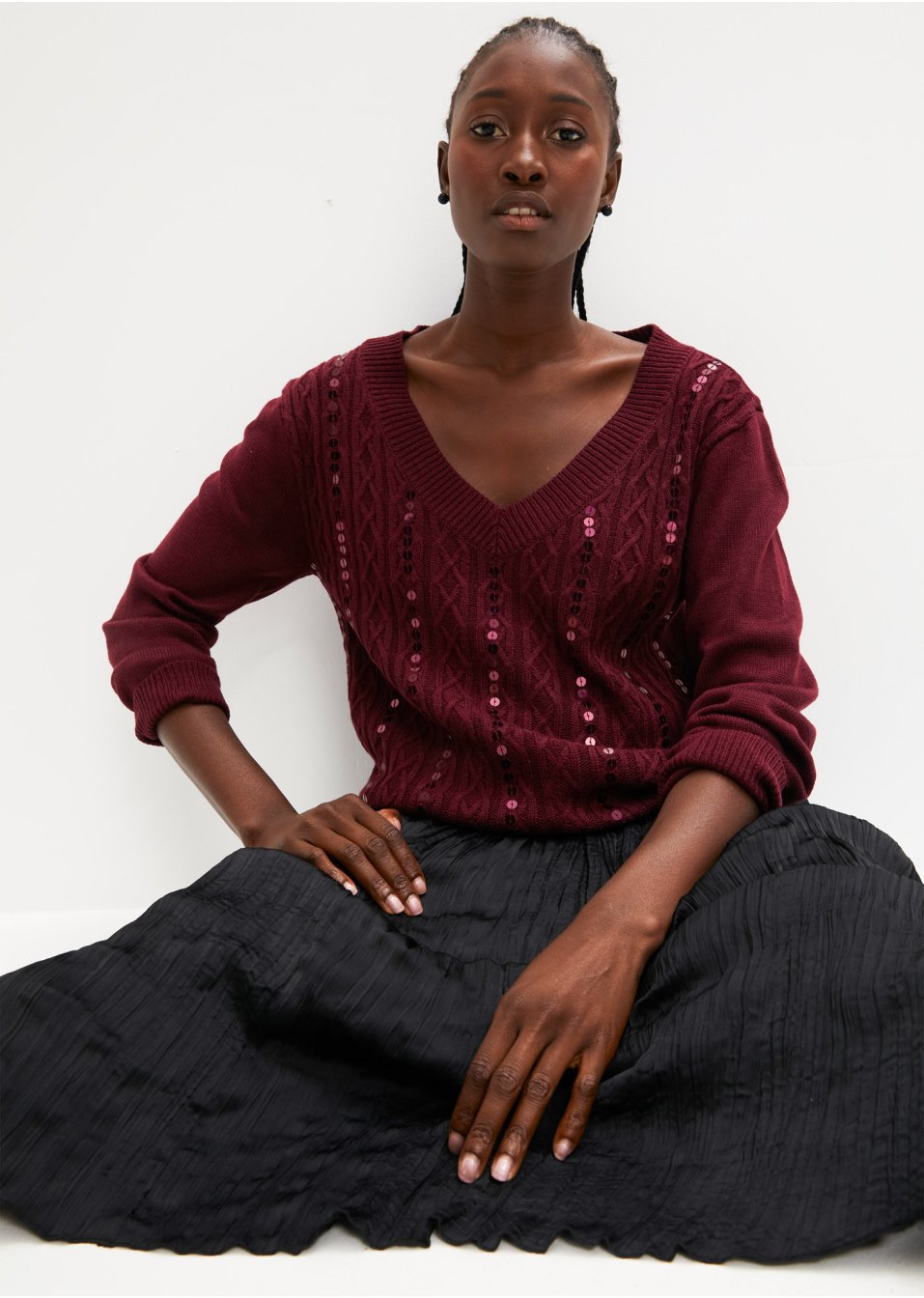 Pull à paillettes