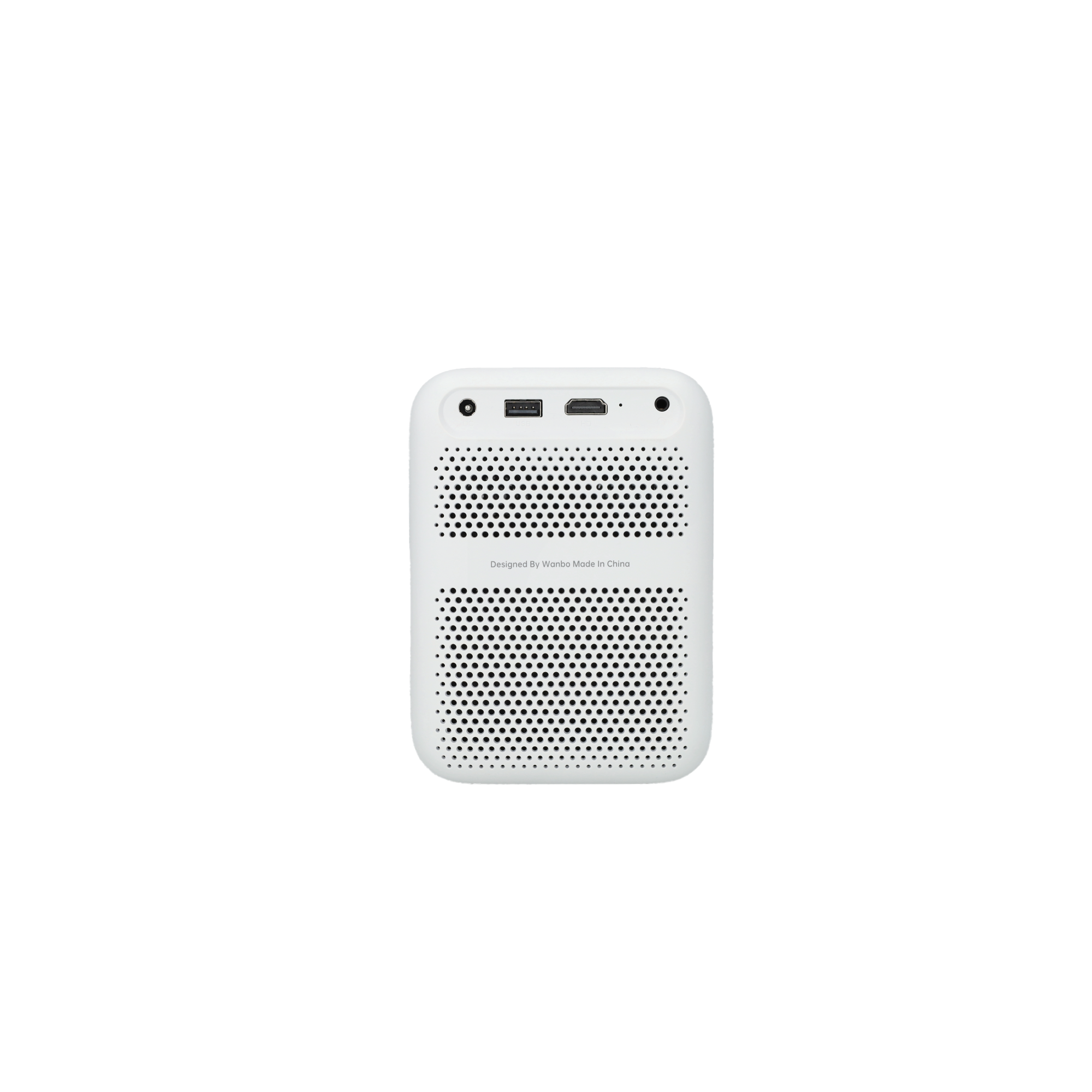 Wanbo T2 Max (New) Multimedia LED Projektor Beamer Heimkino 1080p Full HD / HDMI / Wifi / USB A / 3.5mm Klinke und Fernbedienung - Weiss