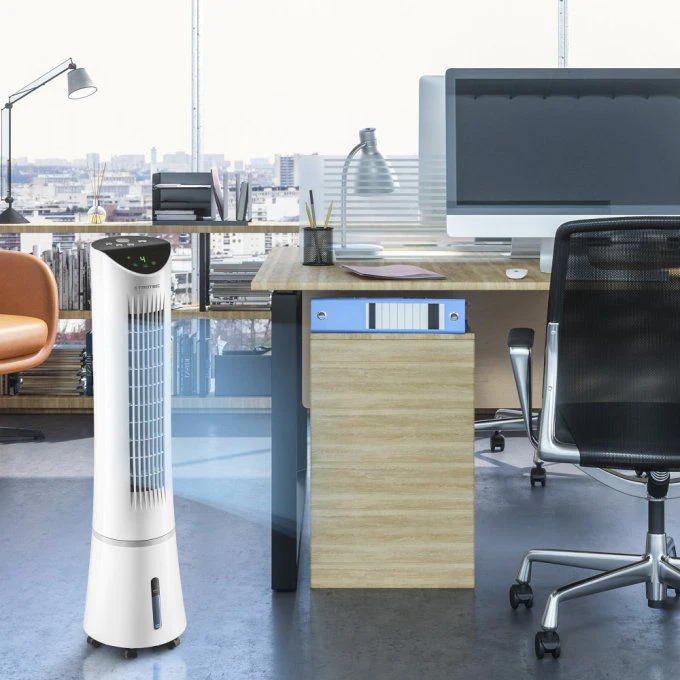 Rafraîchisseur d'air de 4L colonne 3 en 1 et humidificateur 45W Trotec