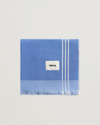 Tekla Organic Terry Beach Towel Azul