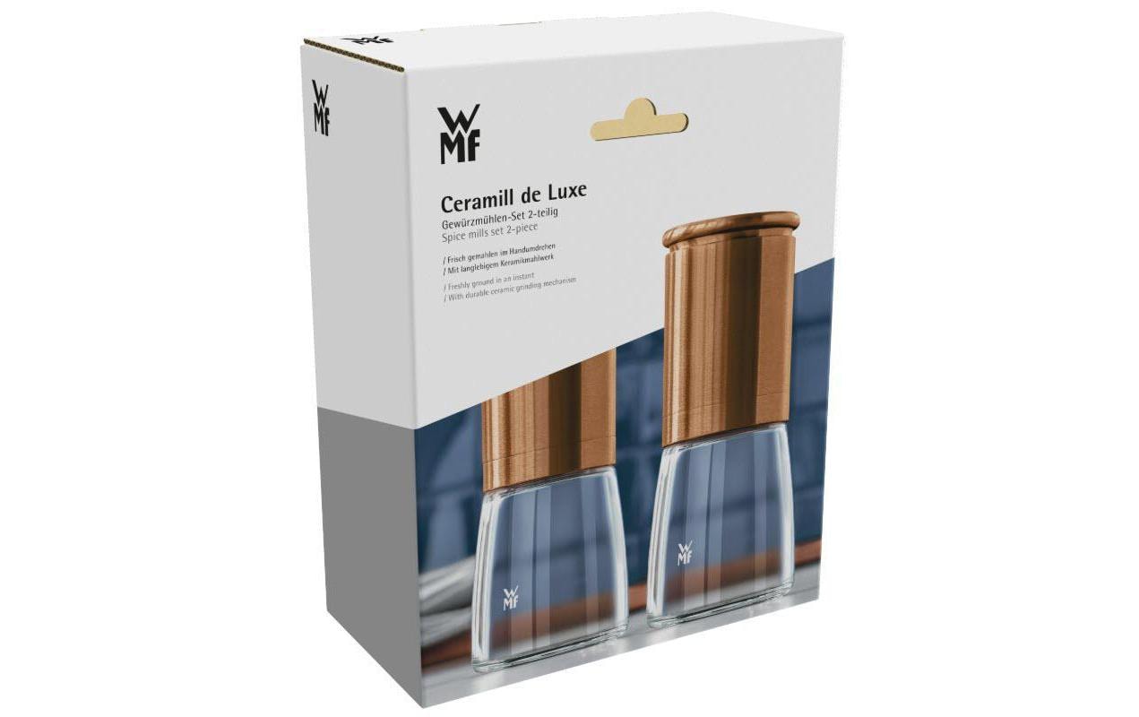Salz- und Pfeffermühle De Luxe 2 Stück, 14 cm, TransparentGewürzmühlen Set