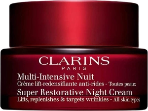 CLARINS Super Restorative Night Cream All Skin Types, 50 ml