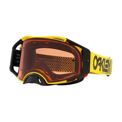Masque cross Oakley AIRBRAKE MX MOTO YELLOW ECRAN BRONZE 2024 - Jaune