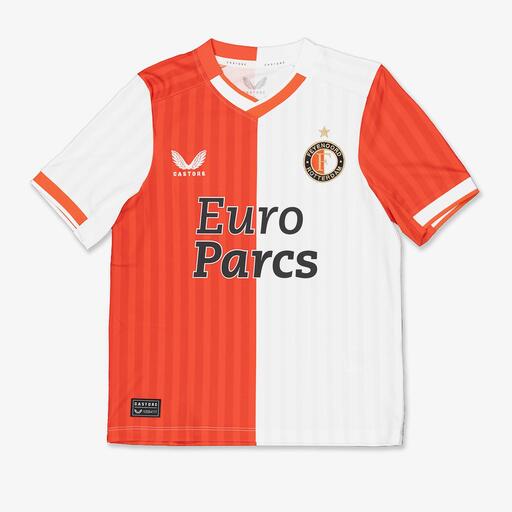 Uniforme do Feyenoord para jogos em casa, temporada 23/24