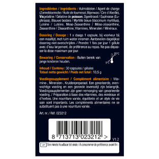 Lucovitaal Ogen Dag & Nacht Scherp Zicht Capsules 30CP