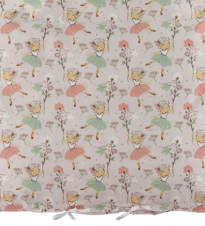N?rgaard Madsens Senget?j - Baby - Beige m. Rosa Ballerina