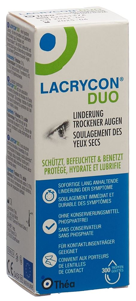 LACRYCON DUO<br>10 ml, Flasche, Augentropfen, Lösung