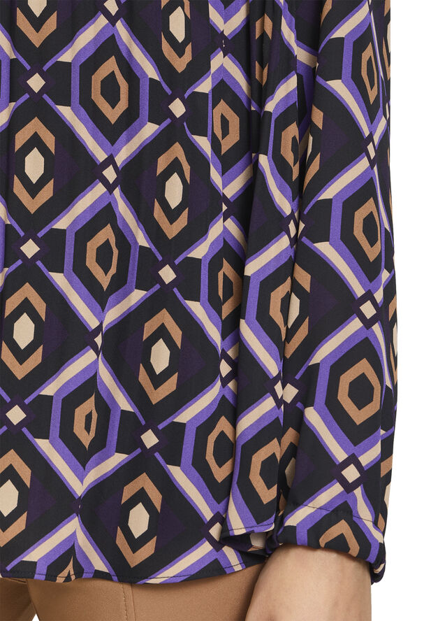 Betty Barclay Bluse Kurz 1/1 Ar Purple/black