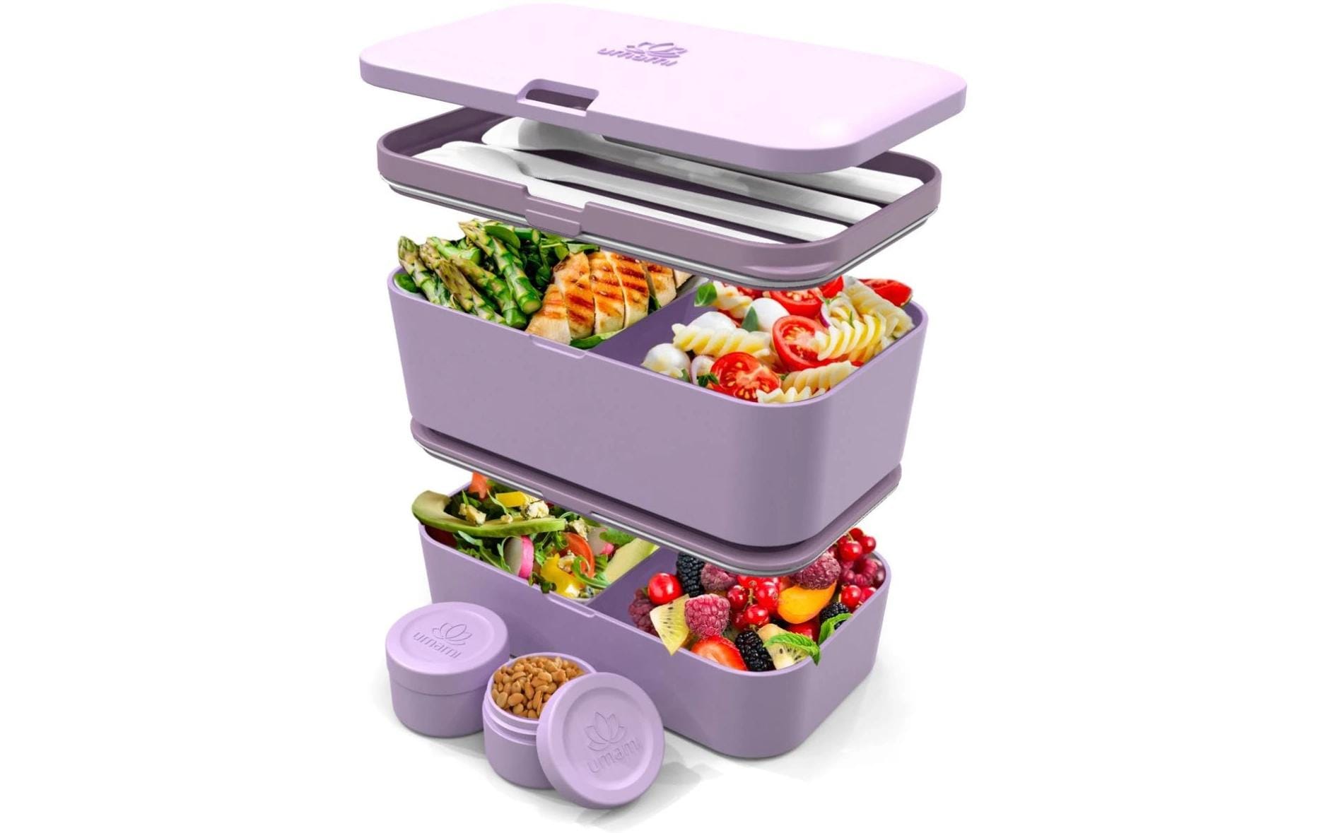 Lunchbox Nestable L Lavender PurplePraktische und nachhaltige Lunchbox