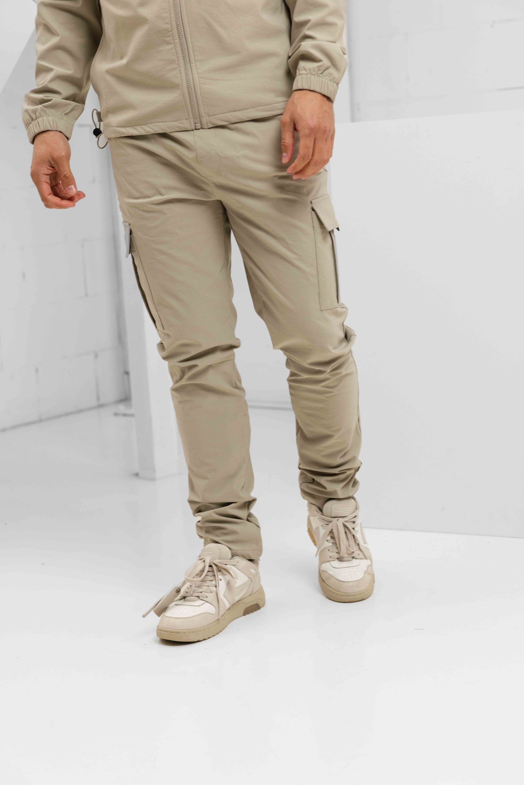 Black Bananas Delta Cargo Broek Heren Beige
