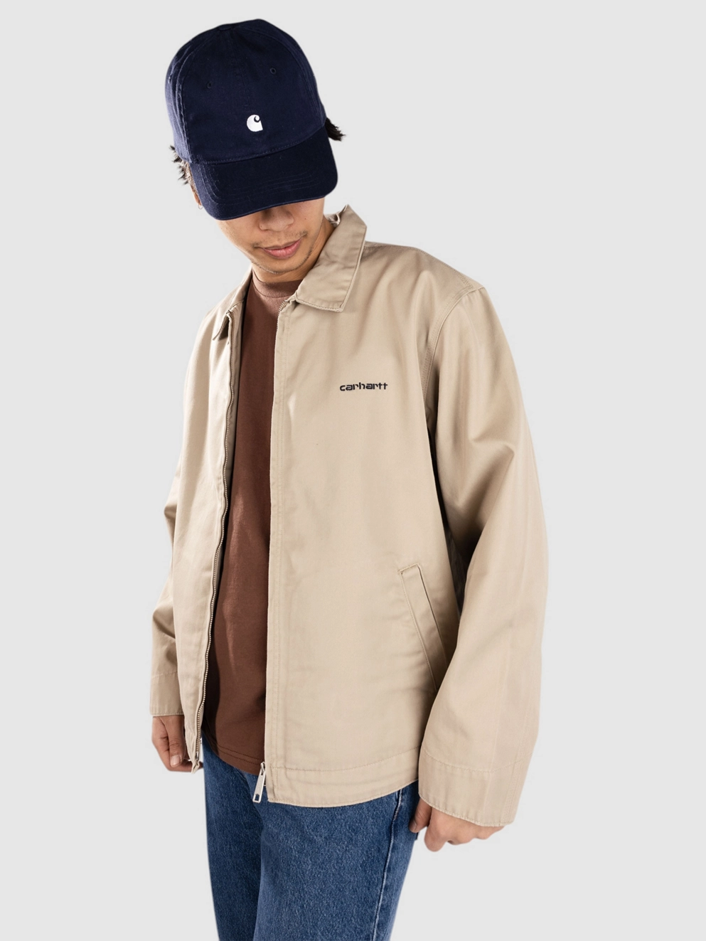 Carhartt WIP Module Script Jacket wall/black/rinsed
