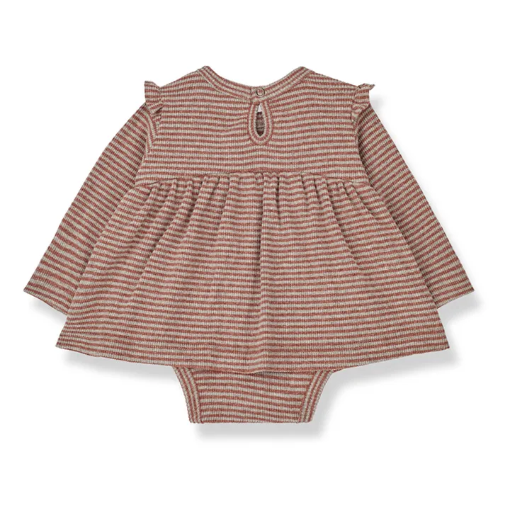 1+ in the family Robe-Body Côtelée Rayée Izet | Marron