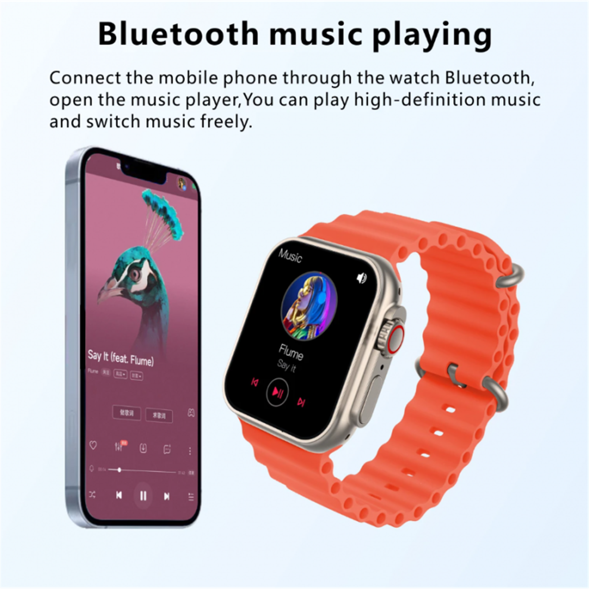Smartwatch Smartek SW-ULT8 Unissex, Bluetooth, Chamadas, Carregamento sem fio