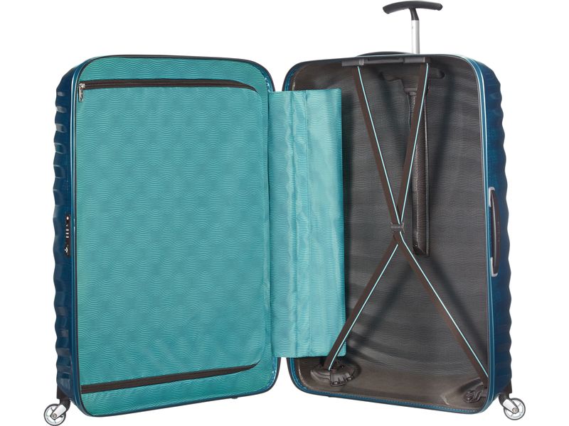 Samsonite Koffer Lite-Shock Spinner 81 Blau Reisekoffer