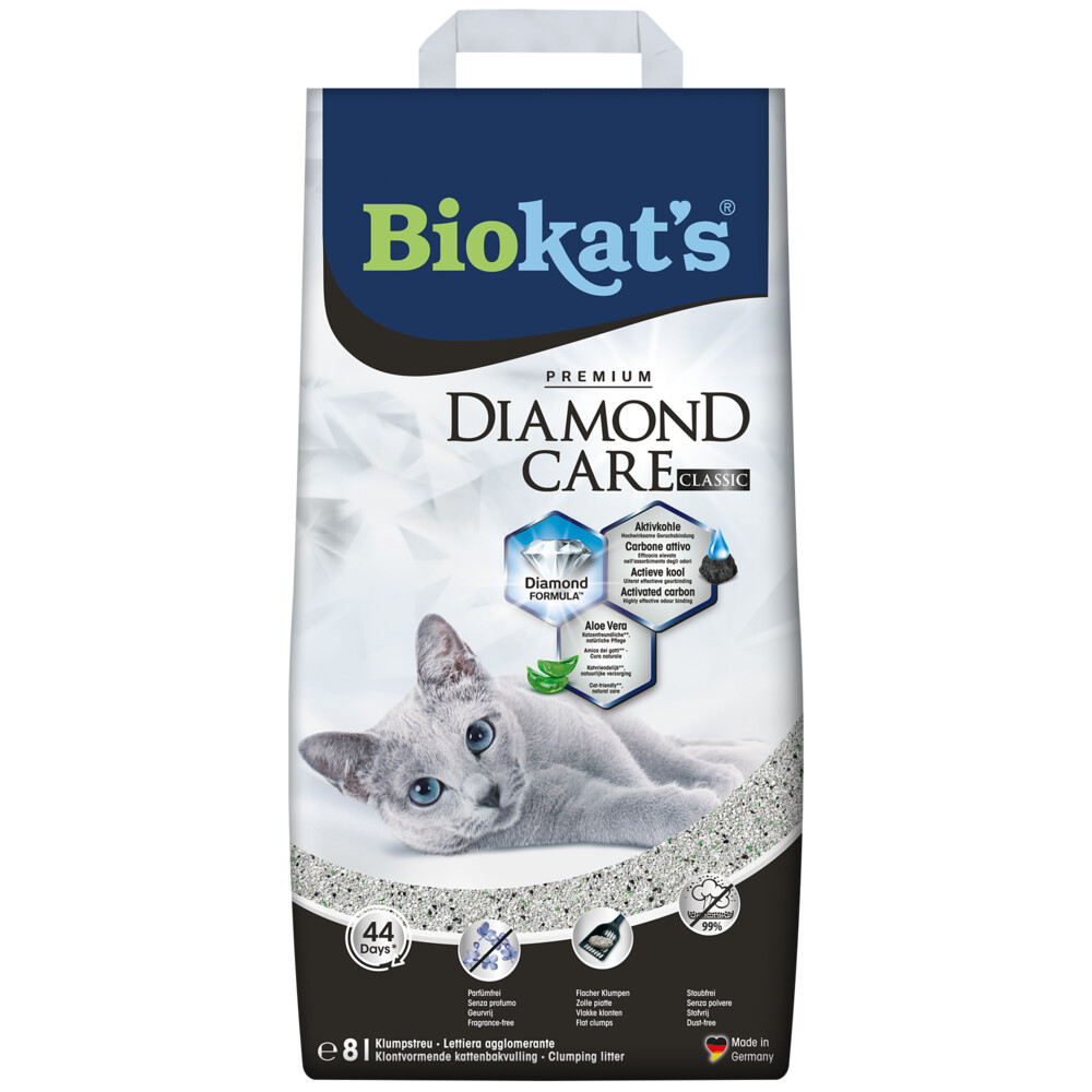Biokat's Kattenbakvulling Diamond Care Classic8 liter