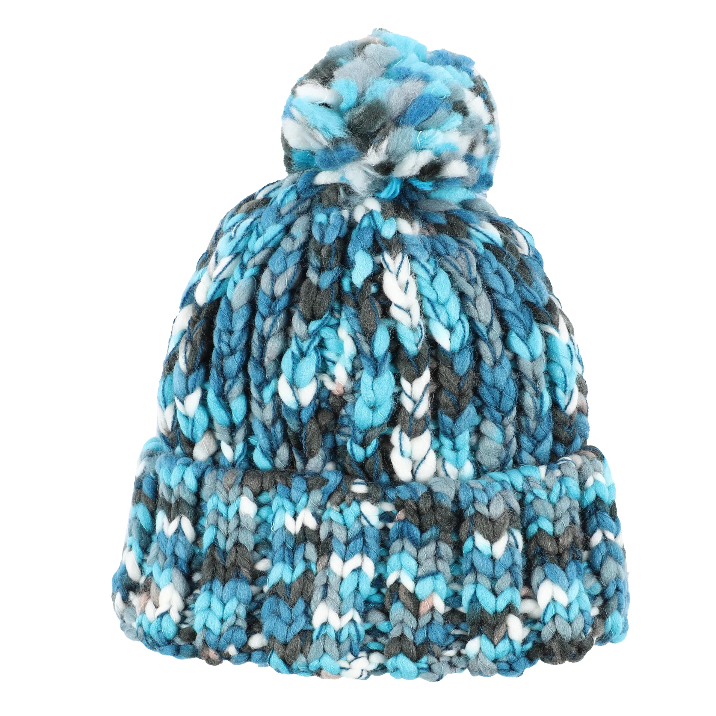 Damen Mütze mit Bommel