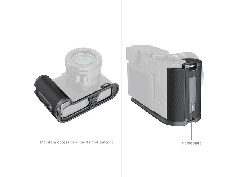 Smallrig L-Winkel Montageplatte mit Griff für Leica Q3 Schützt die Kamera und bietet Anschlussmöglichkeiten