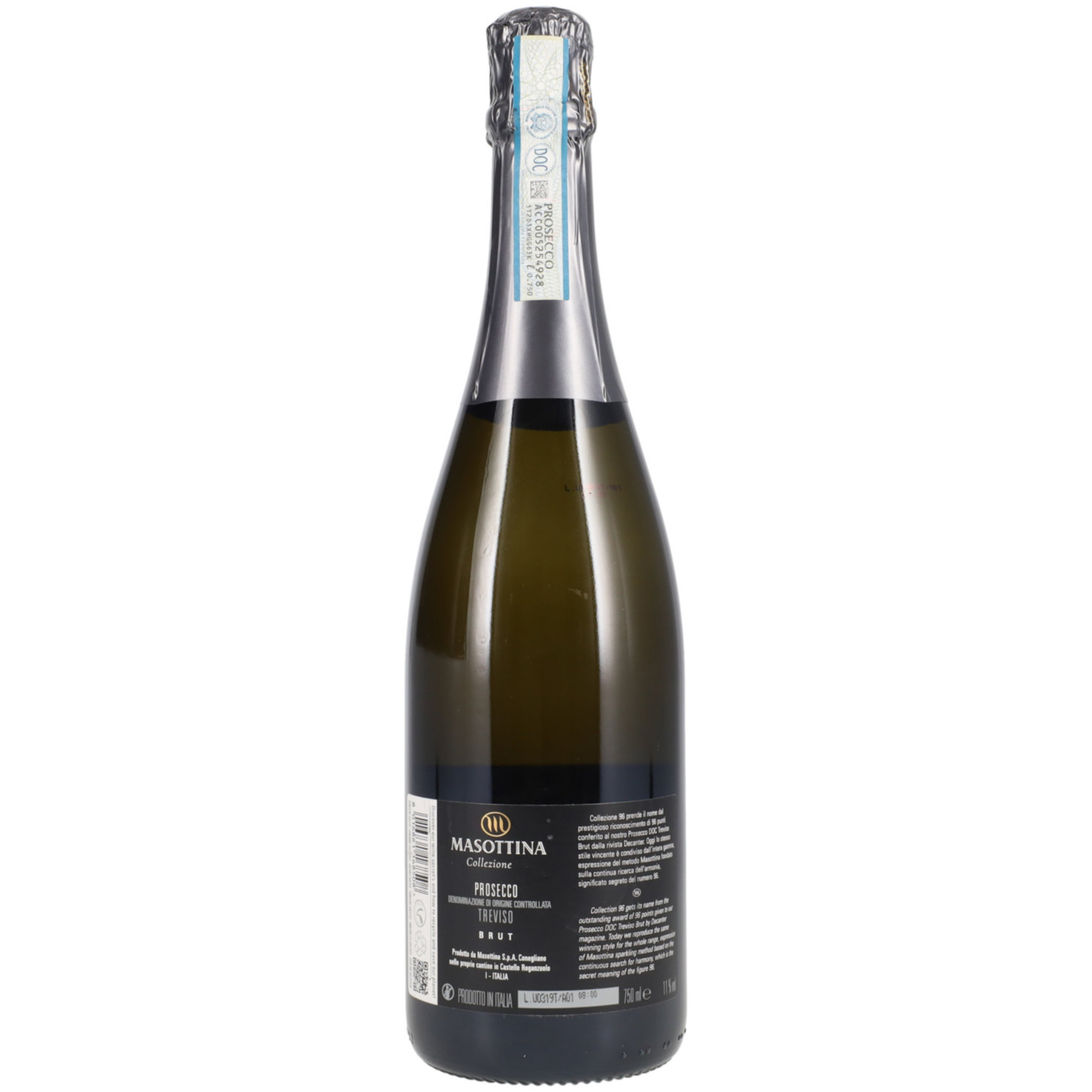 Prosecco DOC Trevisio Collezione 96 Masottina brut -75cl