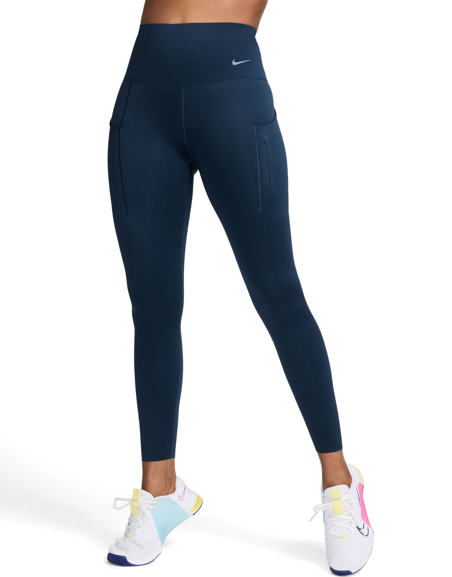 Go High-Waisted 7/8 Tights Dame 478/Armory Navy/Black