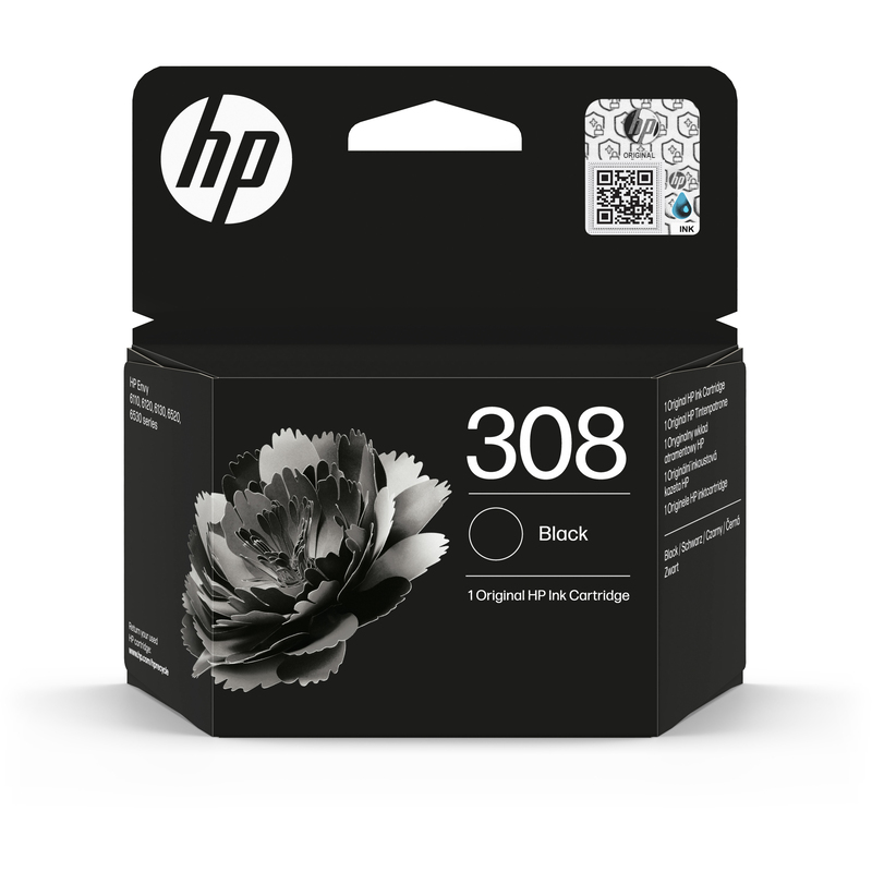 HP 308 Tintenpatrone, schwarz