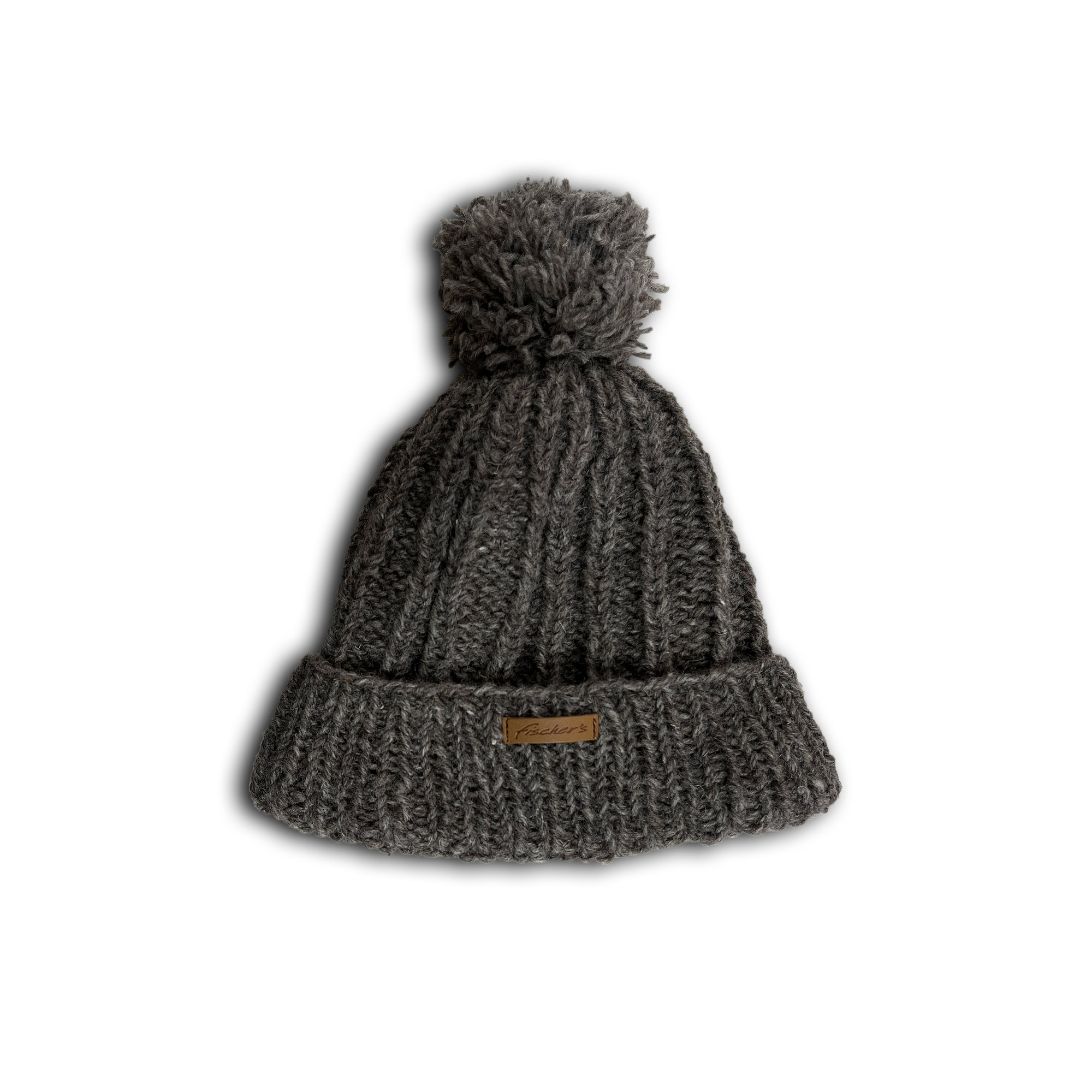 Strickmütze mit Pompon, grau günstig bestellen