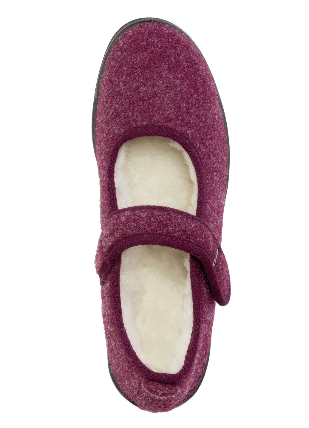 Spangenschuh aus weichem Filz