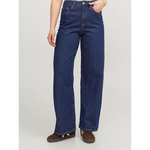 JJXX Tokyo Wide Jeans, Dark Blue Denim, W27/L30