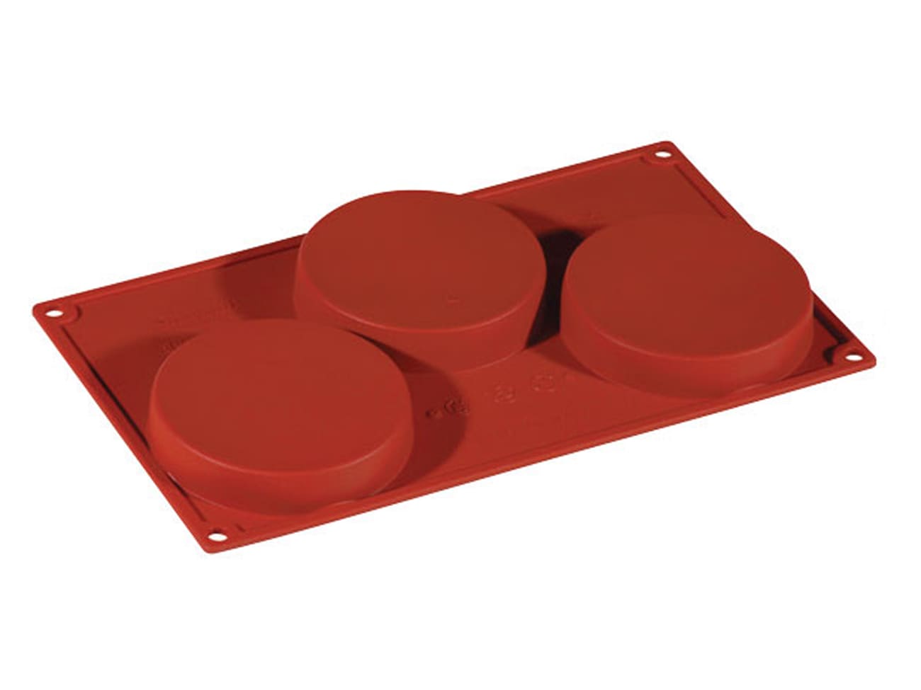 Moule silicone Silicon Flex - 3 florentins Ø 10,3 cm - 30 x 17,5 cm - Silikomart