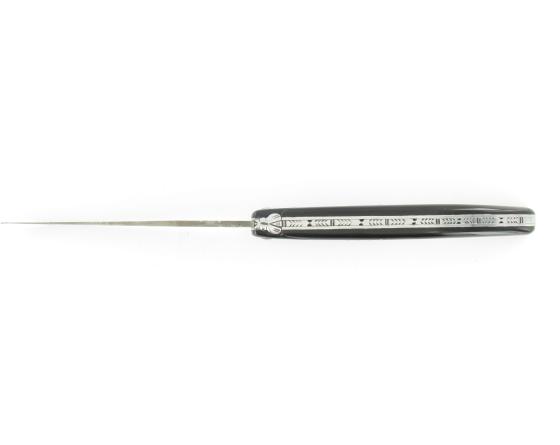 Laguiole 14 cm - Acier Carbone - Corne Plein Manche Couteau de poche par Laguiole en Aubrac
