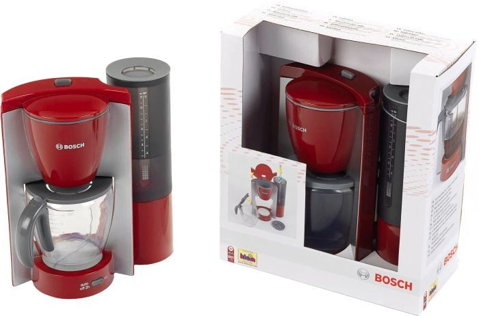 Kinder-Kaffeemaschine GUTEN MORGEN in rot