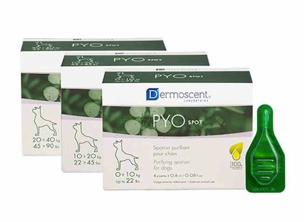 Pyospot chien 4 pipettes 20 40kg