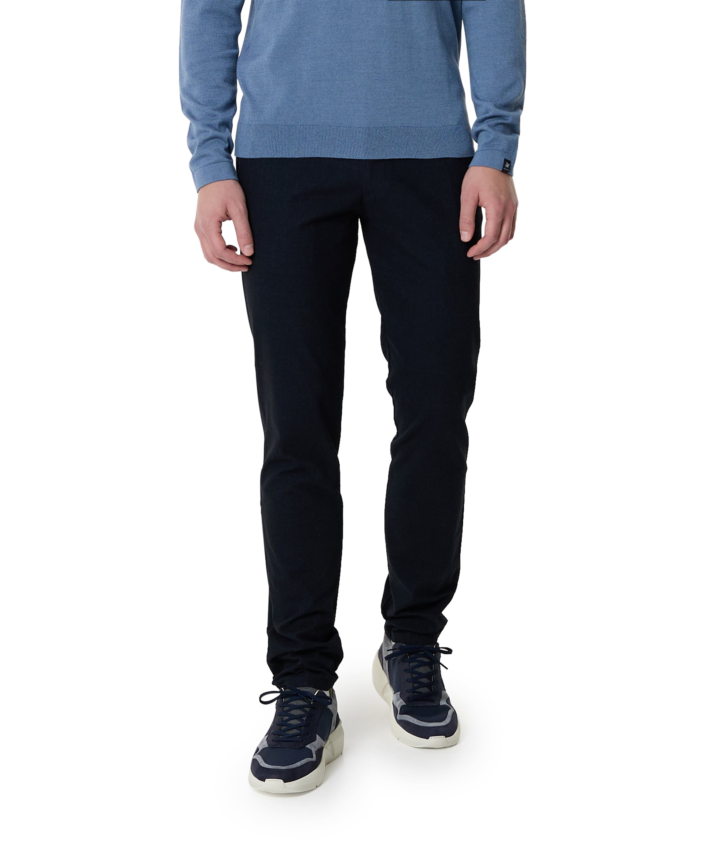 North.84 Elegance Chino Collection heren broek blauw