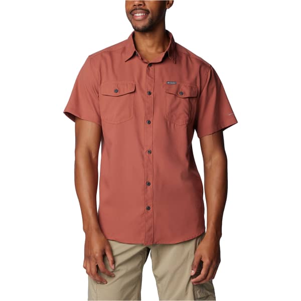 Chemise randonnée COLUMBIA UTILIZER II SOLID SHORT SLEEVE SHIRT AUBURN