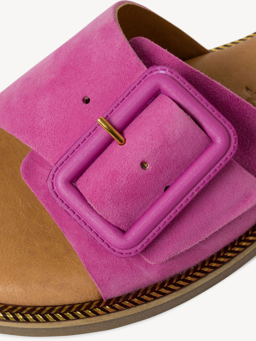 Leren Slipper - pink
