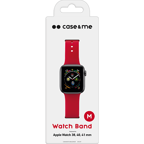 Case & Me WATCH URREM 38/40/41 M SILICONE RED