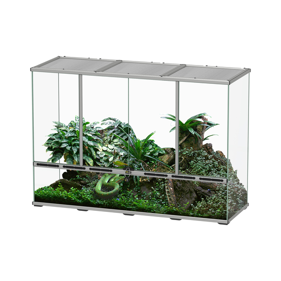 Terrarium Gris L.132xP.45xH.90cm