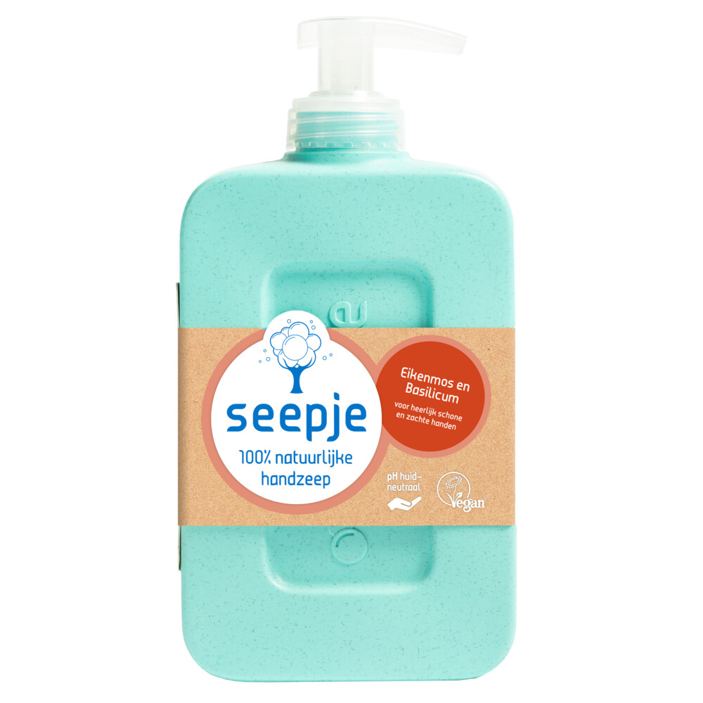 Seepje Handzeep Eikenmos en Basilicum300 ml